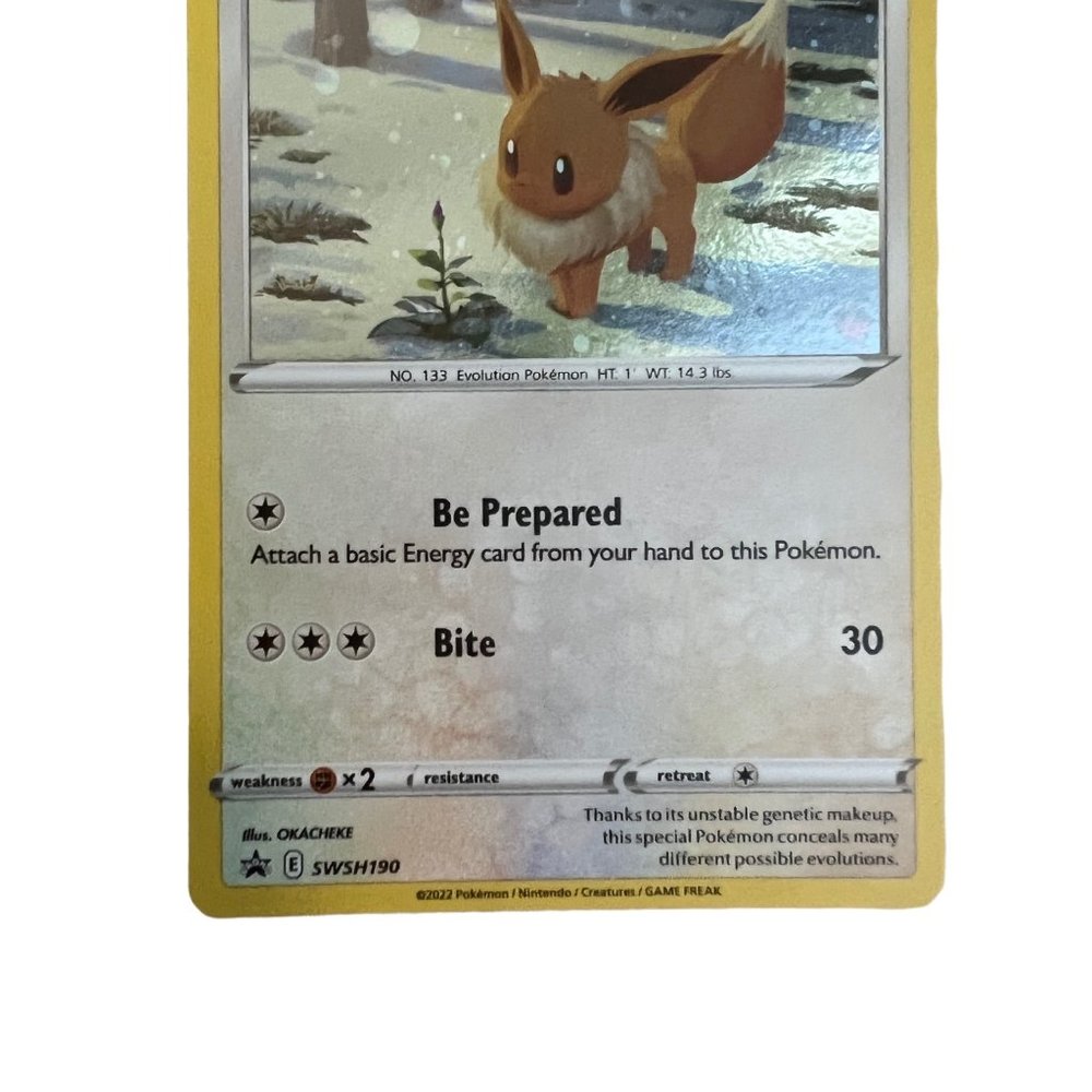Pokemon tcg eevee holographic